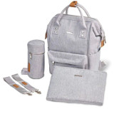 BabaB!ng Mani Backpack Diaper Bag - Grey Marl