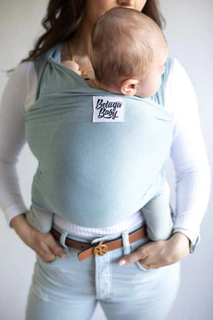 Beluga Baby Carrier Wrap - The Bella - Succulent Blue