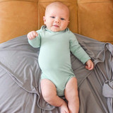 Kyte Baby Long Sleeve Bodysuit - Sage