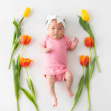 Kyte Baby Bodysuit - Rose