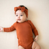 Kyte Baby Long Sleeve Bodysuit - Rust