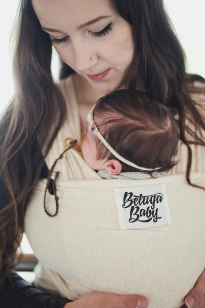 Beluga Baby Carrier Wrap - The Charlotte - Heather Oat