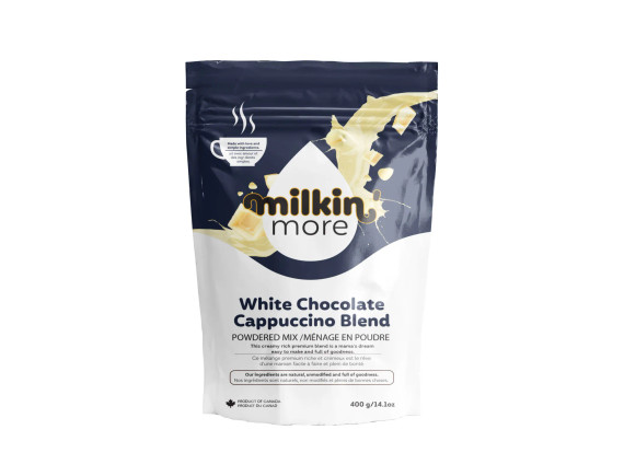 Milkin' More White Chocolate Cappuccino Blend Powdered Mix